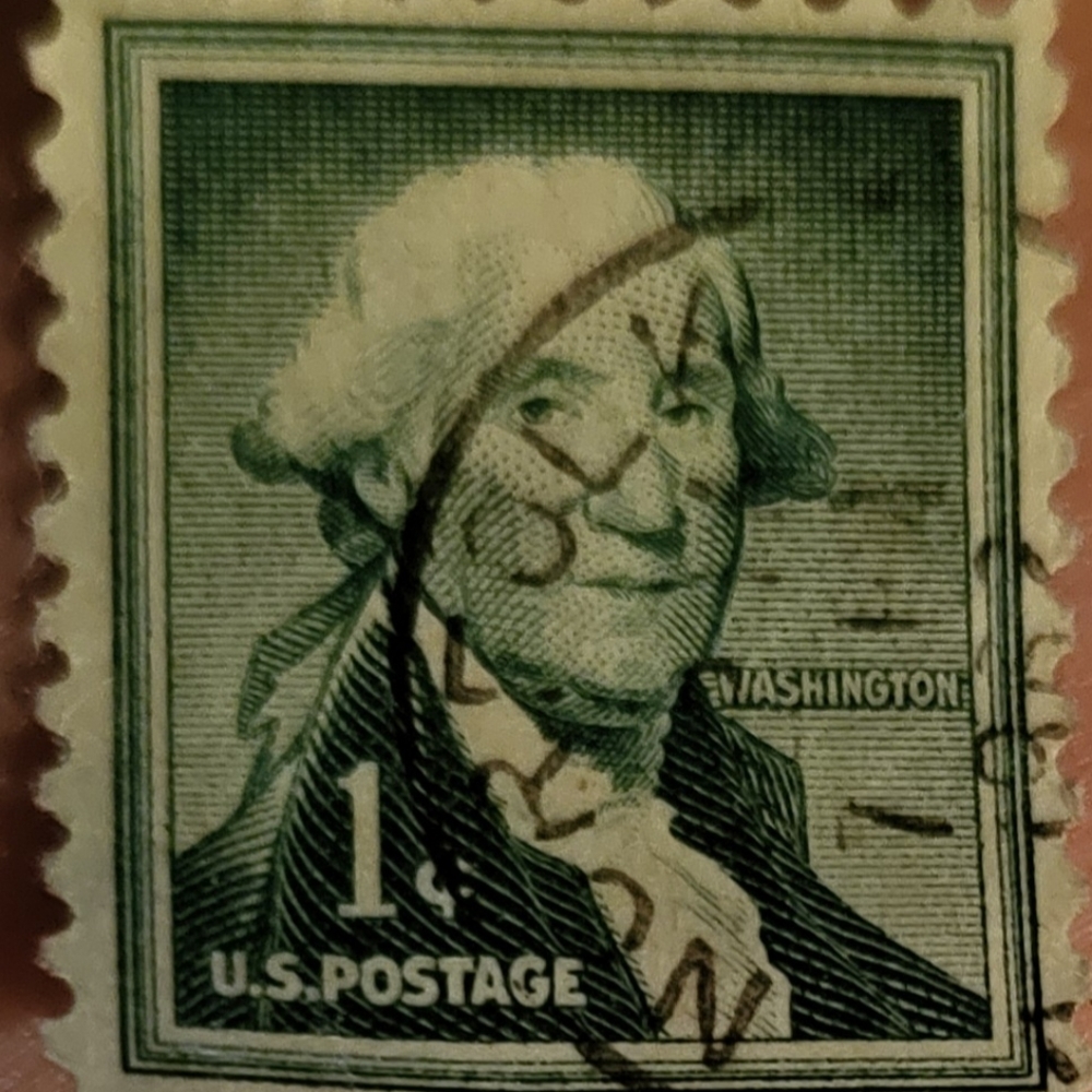 COLLECTION OF VINTAGE GEORGE WASHINGTON STAMPS